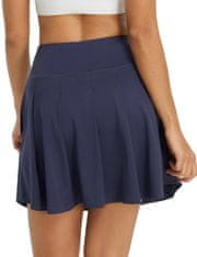 Nikcorp Sportska teniska suknja s unutarnjim hlačama, džepovi za loptice, visoki struk, UPF 50+, tamnoplava, veličina L