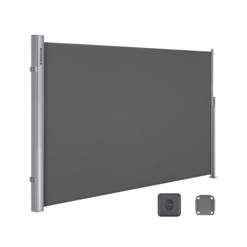 Songmics Bočni tend 160x400 cm Siva
