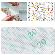 Nikcorp Samoljepljiva tapeta za zidove i namještaj Bijele breze, vodootporna PVC folija, mat efekt, 44,5 cm x 1 m