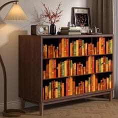 Nikcorp Samoljepljiva tapeta 3D knjižnica, zidna naljepnica s motivom knjiga, vodootporni vinil, vintage stil, 44,5x700 cm