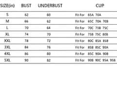 Nikcorp Sportski grudnjak Crop Top Plus Size s prednjim patentnim zatvaračem, visoka potpora, ružičasti, veličina 4XL