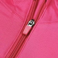 Nikcorp Sportski grudnjak Crop Top Plus Size s prednjim patentnim zatvaračem, visoka potpora, ružičasti, veličina 4XL