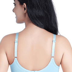 Nikcorp Grudnjak za trudnice i dojilje, bešavni set bez žica, plavi i ljubičasti, podesive naramenice, 2 komada, veličina L
