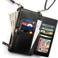 Netscroll Minimalistička ženska torbica za telefon, novac i dokumente kompaktna torba za svakodnevnu upotrebu, ClutchWallet