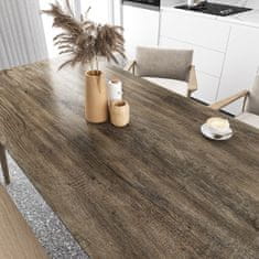 Nikcorp Samoljepljiva folija za namještaj s teksturom drva, siva, vodootporna PVC folija za kuhinju i ormare, 60 cm x 900 cm