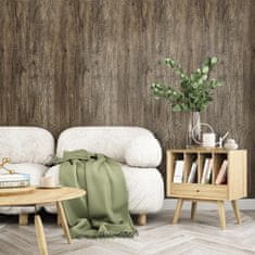 Nikcorp Samoljepljiva folija za namještaj s teksturom drva, siva, vodootporna PVC folija za kuhinju i ormare, 60 cm x 900 cm