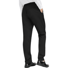 Nikcorp Muške chino hlače regular fit, crne svečane hlače od rastezljivog materijala, klasičan kroj s elastanom, veličina L