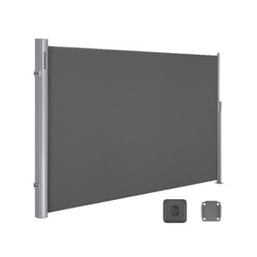 Songmics Bočni tende 200x350 cm siva