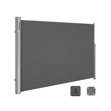 Songmics Bočni tende 200x350 cm siva