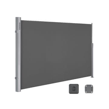Songmics Bočni nadstrešak 180x350 cm antracit