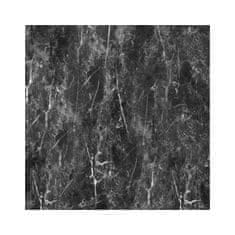 Nikcorp Samoljepljiva folija za namještaj i zidove Crni mramor, vodootporna PVC vinilna folija za renovaciju, 40 x 300 cm