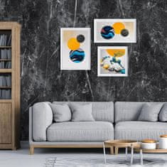 Nikcorp Samoljepljiva folija za namještaj i zidove Crni mramor, vodootporna PVC vinilna folija za renovaciju, 40 x 300 cm