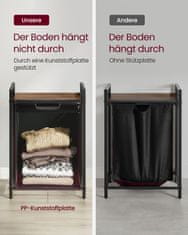 Songmics Košara za rublje 73x33x72 cm smeđa