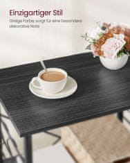 Songmics Kuhinjska polica na kotačima 40x60x89 cm smeđa