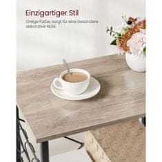 Songmics Kuhinjska polica na kotačima 40x60x89 cm Greige