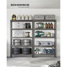 Songmics Čvrsta polica 200x120x60 cm plava