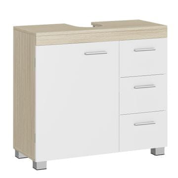 Songmics Kupaonska ormarić 30x70x64 cm Bijela