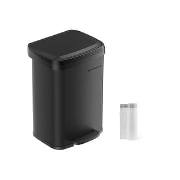 Songmics Kanta za smeće za kuhinju 404x321x586 cm Crna