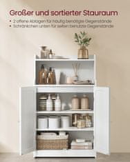 Songmics Kupaonska ormarić 30x60x100 cm Bijela