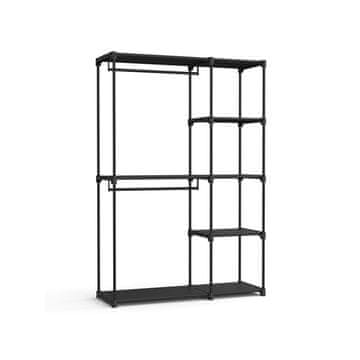 Songmics Samostojeći ormar 112x43x165 cm Crni