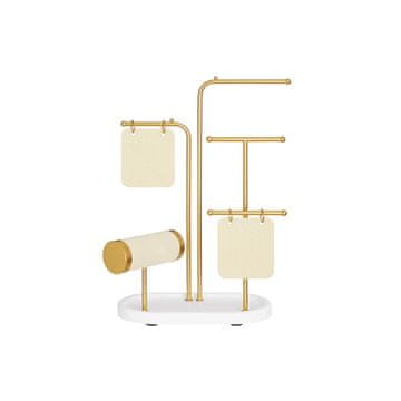 Songmics Stalak za nakit 10.8x20.4x31.5 cm Zlatni
