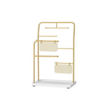 Songmics Stalak za nakit 13x21.5x33.7 cm Zlatni