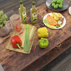 Songmics Kuhinjski otok 120x60x90 cm smeđi