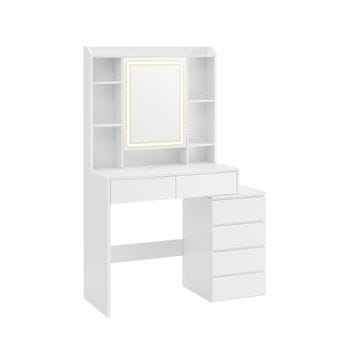 Songmics Ogledalo za toaletni stol 40x975x145 cm podesivo