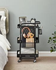 Songmics Kuhinjski kolica 323x494x739 cm Crna