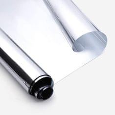 Nikcorp Folija za prozore s efektom ogledala, samoljepljiva, UV zaštita i toplinska izolacija, srebrna, 90x200 cm