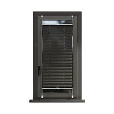 Nikcorp Plisirana roleta Klemmfix za prozore, bez bušenja, dvosmjerna plise zavjesa, crna boja, dimenzije 40x110 cm