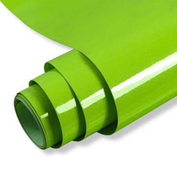 Nikcorp Samoljepljiva folija za namještaj i zid, vodootporna tapeta, tamnozelena sa šljokicama, PVC vinil, 60 cm x 5 m