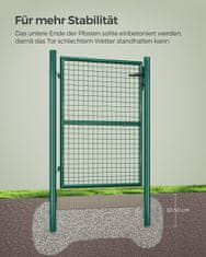 Songmics Vrtna vrata 106x125 cm Zelena
