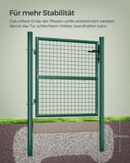 Songmics Vrtna vrata 106x6x150 cm Zelena