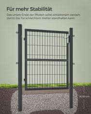 Songmics Vrtna vrata 106x125 cm Zelena