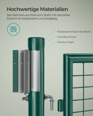 Songmics Vrtna vrata 106x150 cm Zelena