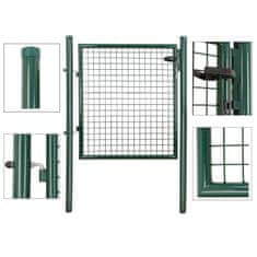 Songmics Vrtna vrata 106x6x145 cm Zelena