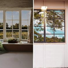 Nikcorp Folija za prozore s efektom ogledala, samoljepljiva, UV zaštita i toplinska izolacija, srebrna, 90x200 cm