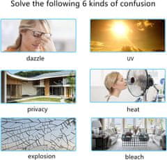 Nikcorp Folija za prozore s efektom ogledala, samoljepljiva, UV zaštita i toplinska izolacija, srebrna, 90x200 cm