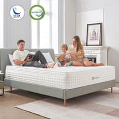 Nikcorp Ortopedski madrac 90x200 cm s džepičastim oprugama i memorijskom pjenom, 7-zonski, visina 26 cm, srednje tvrdi H3