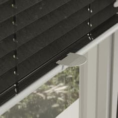 Nikcorp Plisirana roleta Klemmfix za prozore, bez bušenja, dvosmjerna plise zavjesa, crna boja, dimenzije 40x110 cm