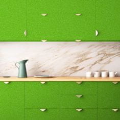 Nikcorp Samoljepljiva folija za namještaj i zid, vodootporna tapeta, tamnozelena sa šljokicama, PVC vinil, 60 cm x 5 m