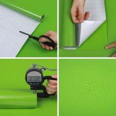 Nikcorp Samoljepljiva folija za namještaj i zid, vodootporna tapeta, tamnozelena sa šljokicama, PVC vinil, 60 cm x 5 m