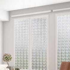 Nikcorp 3D Prozorska folija za privatnost, mat efekt dijamanta, statička zaštita od UV zračenja i sunca, 90 x 300 cm