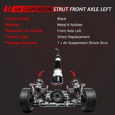 Nikcorp Zračni amortizer prednji lijevi za Mercedes S-klasa W221 i CL C216 (2006-2013), premium pneumatski ovjes, crni