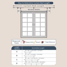 Nikcorp Dvostruka karniša teleskopska 70-120 cm, promjer 25/28 mm, srebrna metalna karniša s galvaniziranim premazom, nosivost 25 kg