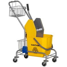 Homestar Kanta za čišćenje 73x45x95 cm Žuta