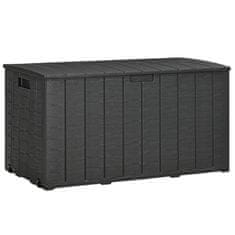 Homestar Vrtna kutija za pohranu 1224x62x645 cm crna