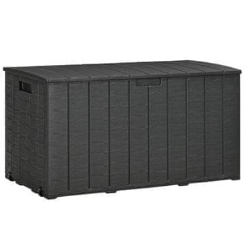 Homestar Vrtna kutija za pohranu 1224x62x645 cm crna