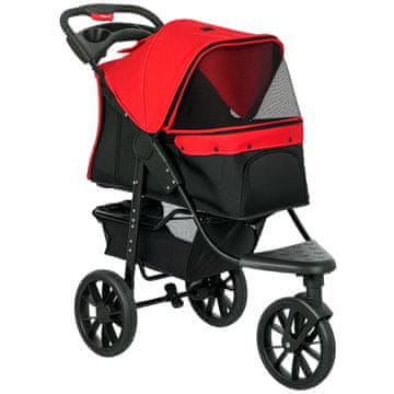 Homestar Kolica za psa 1095x575x1065 cm Crvena